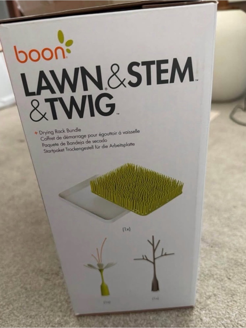 Boon Lawn & Stem & Twig Countertop Drying Rack - Picture 2 of 4